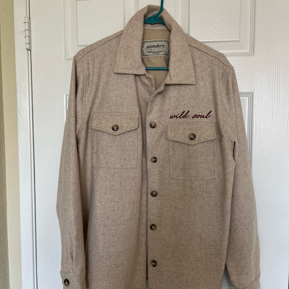 Wonderly women 's Beige shirt jacket